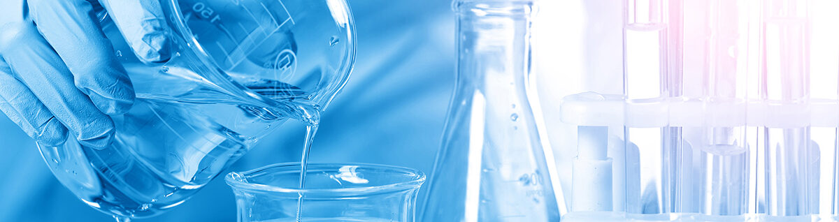 In the chemistry lab, women scientists are doing experiments