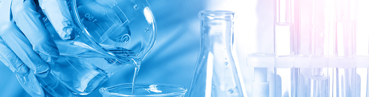 In the chemistry lab, women scientists are doing experiments